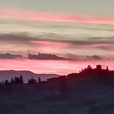 I Due Cipressi B&B a Firenze Sud - Tramonto sulle colline